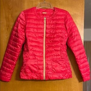 Lilly Pulitzer Pink Quilted Puffer Jacket, size Small